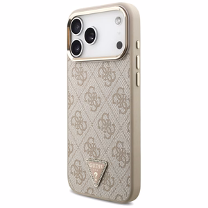 Guess 4G Triangle Logo MagSafe -suojakuori iPhone 17 Pro Max - ruusukulta