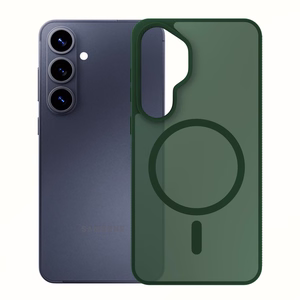 Samsung Galaxy S26 – 3mk Smoke MagCase vihreä puhelimen suojakuori