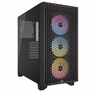 CORSAIR 3000D RGB karkaistu lasi Mid Tower -kotelo