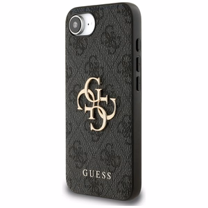 Guess 4G Big Logo suojakuori iPhone 16e - musta