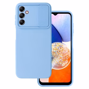 Camshield Soft suojakuori Samsung Galaxy A14 4G/5G:lle vaaleansininen