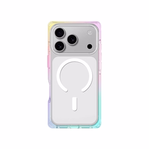 AmazingThing Omni Suojakuori iPhone 17 Pro Max:lle MagSafe-yhteensopiva - läpinäkyvä sateenkaari