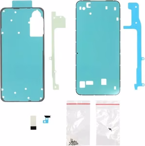 LCD-näytön ja takakuoren tarrasarja Samsung A566 A56 5G alkuperäinen (service pack)