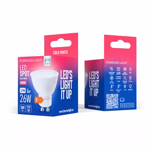 Forever Light LED-lamppu GU10 2,9W 260lm 6000K luokka F