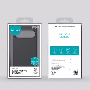 Nillkin Super Frosted Shield Pro Suojakuori Google Pixel 10/10 Pro:lle - Musta
