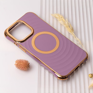 Circle Glam magneettinen puhelinkuori iPhone 13 Pro 6,1' violetti