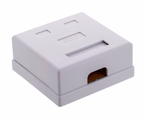 Alantec GN011 – pinta-asennettava Cat 6 -verkkorasia, valkoinen
