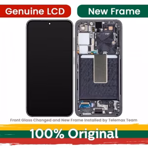 LCD-näyttö yhteensopiva Samsung S911 S23 kehyksellä / Kerma / (Uusittu: Telemax)