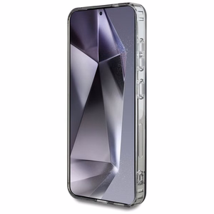 GUESS Suojakuori Samsung S25:lle GUHMS25SPFTDTEK (Magneettinen IML Rhinestones) Musta