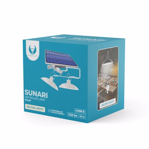 Forever Light Aurinkokenno LED-kaksoisvalaisin SUNARI FLS-80 6W 520lm 4500K 5500mAh Li-Ion