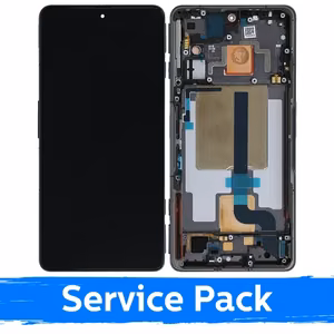 LCD-näyttö yhteensopiva Xiaomi 11T (11T Pro) kehyksellä / Cyber Yellow / (Service Pack)