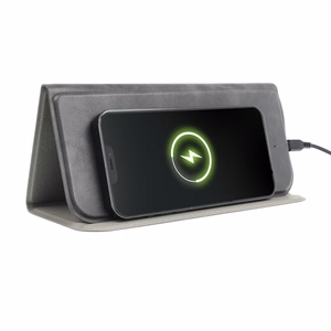 Mouse pad with wireless charger 15W OJD-82 brown grey