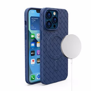 MagSafe Woven Suojakuori iPhone 14 Pro:lle - laivastonsininen
