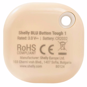 Shelly BLU Tough 1 toiminto- ja kohtauspainikepainike (Mocha)