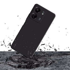 3mk Silicone Case Xiaomi Redmi 13C / POCO C65:lle - musta