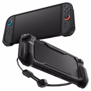 Spigen Rugged Armor Suojakuori Nintendo Switch 2:lle - Matta musta