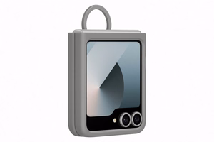 PF741TJEGWW silikoninen suojakuori Samsung Galaxy Flip6, harmaa