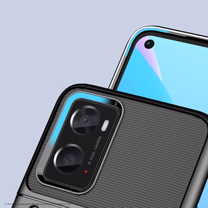Thunder Case joustava panssaroitu suojus Oppo A76 / Oppo A36 / Realme 9i musta
