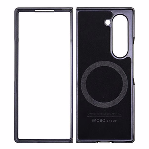 Audi Synthetic Leather MagSafe Suojakuori Samsung Galaxy Z Fold 6:lle - musta