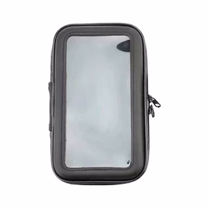 Bike Phone vedenpitävä Mount, Universal Case Polkupyörä & Moottoripyörä Puhelimen pidike Mount koko XL (max puhelimen koko: 165 mm x 80 mm) musta (ilman ohjaustankokiinnitystä)