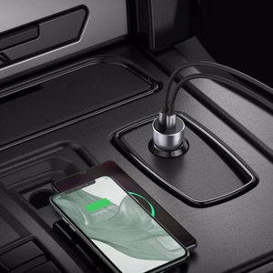 Ugreen autolaturi USB / USB Type C Quick Charge 3.0 Power Delivery 36W 3A harmaa (CD213 60980)