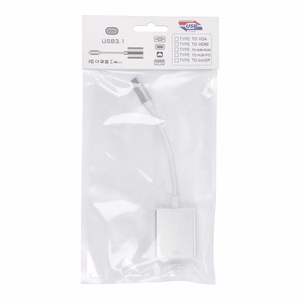 HDMI (female) - USB Type-C 3.1 (male) -kaapeli Plug & Play 4K