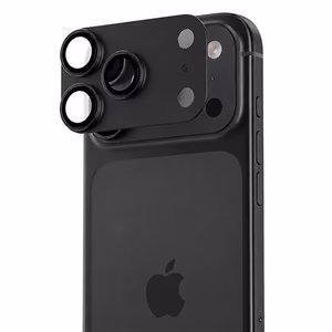 Benks OmniWarrior integroitu metallinen kameran linssinsuoja (C.M.SX.AP.BK.0071) iPhone 18 Pro Max -puhelimelle (AR, musta)