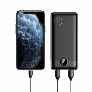 VEGER varavirtalähde 30000 mAh PD QC3.0 3A 20W L30 (W3008PD) musta
