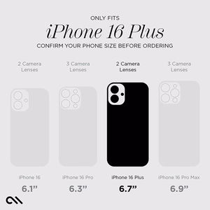 Case-Mate Karat MagSafe suojakuori iPhone 16 Plus -laitteelle, Granite -kuvioinen