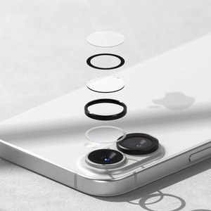 Ringke Camera Frame Protector 2-pack iPhone 16 / 16 Pluslle - Musta