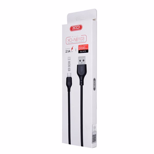 XO kaapeli NB103 USB - microUSB 2,0 m 2,1A, musta