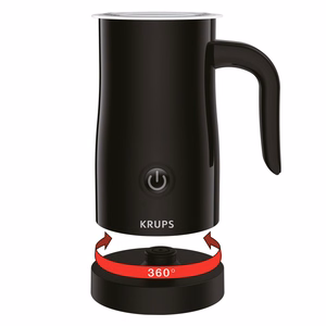 Krups XL1008 automaattinen maidonvaahdotin ja -lämmitin, musta