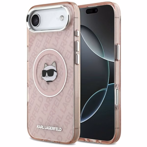 KARL LAGERFELD suojakuori iPhone 17 Air MagSafe-yhteensopiva KLHMP17MHMKBCHOP (IML Choupette Head Logo) pinkki