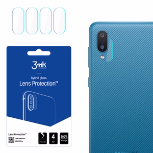 3MK Flexible Glass Lens Hybridilasi Samsung Galaxy M02 kameralle 4 kpl
