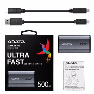 ADATA External SSD SE880 500GB Titanium