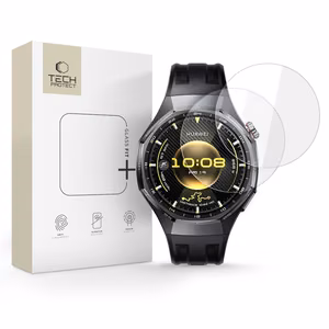 Tech-Protect Glass Fit+ 2 kpl karkaistu lasi Huawei Watch GT 6 Pro 46mm:lle - läpinäkyvä