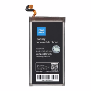 Akku Samsung S8 Plus:lle 3600 mAh Blue Star Premium