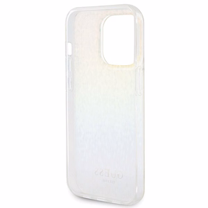 Guess IML Faceted Mirror Disco Iridescent Suojakuori iPhone 15 Pro:lle - monivärinen