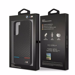 BMW M Collection Triangles kotelo Samsung Galaxy S22+ - musta