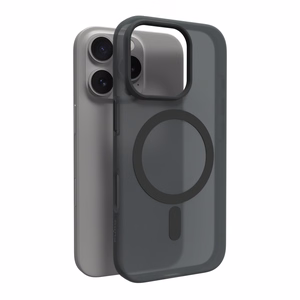Puro Daylight MagSafe Silikoninen Suojakuori iPhone 16 Prolle - musta