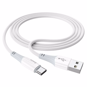 Hoco USB-A - USB-C -kaapeli 3A 1 m X70 valkoinen