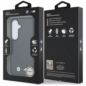 BMW M Kevlar Logo MagSafe Case for Samsung Galaxy S26 - Black