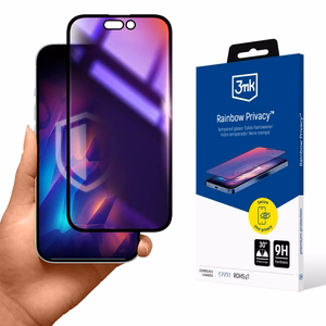 3mk Rainbow Privacy Karkaistu lasi Apple iPhone 15 Pro Maxille
