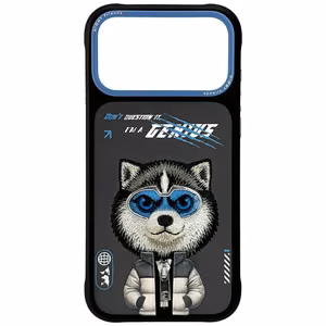 Nimmy Cool&Cute 2.0 Wolf Suojakuori iPhone 17 Pro:lle - Musta