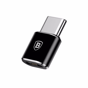 Adapter Baseus MicroUSB to Type-C OTG black CAMOTG-01