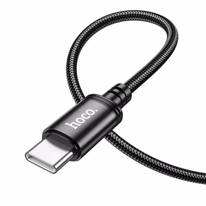 Kaapeli USB-A - USB-C Hoco 3A 1 m X89 musta