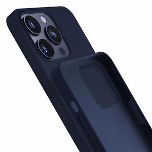 3mk Silikoninen Suojakuori iPhone 16 Pro Max:lle - Navy Blue