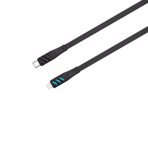 Havit CB6255 - USB Type C - Lightning -latauskaapeli, 1 m (musta)