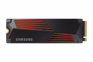 Samsung 990 PRO with Heatsink SSD 4TB M.2 PCIe Gen4 NVMe TLC write 6900 MB/s read 7450 MB/s TBW 2400 TB MTBF 1500000 h MZ-V9P4T0CW