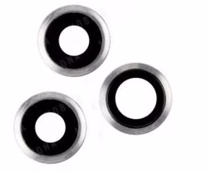 iPhone 11 Pro/11 Pro Max kameran linssi kehyksellä hopeinen (3kpl) ORG